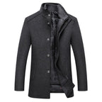 Men's Tailored High Collar Winter Coat