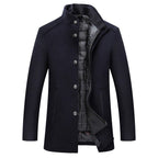 Men's Tailored High Collar Winter Coat