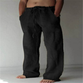 Men's Wide Leg Summer Trousers