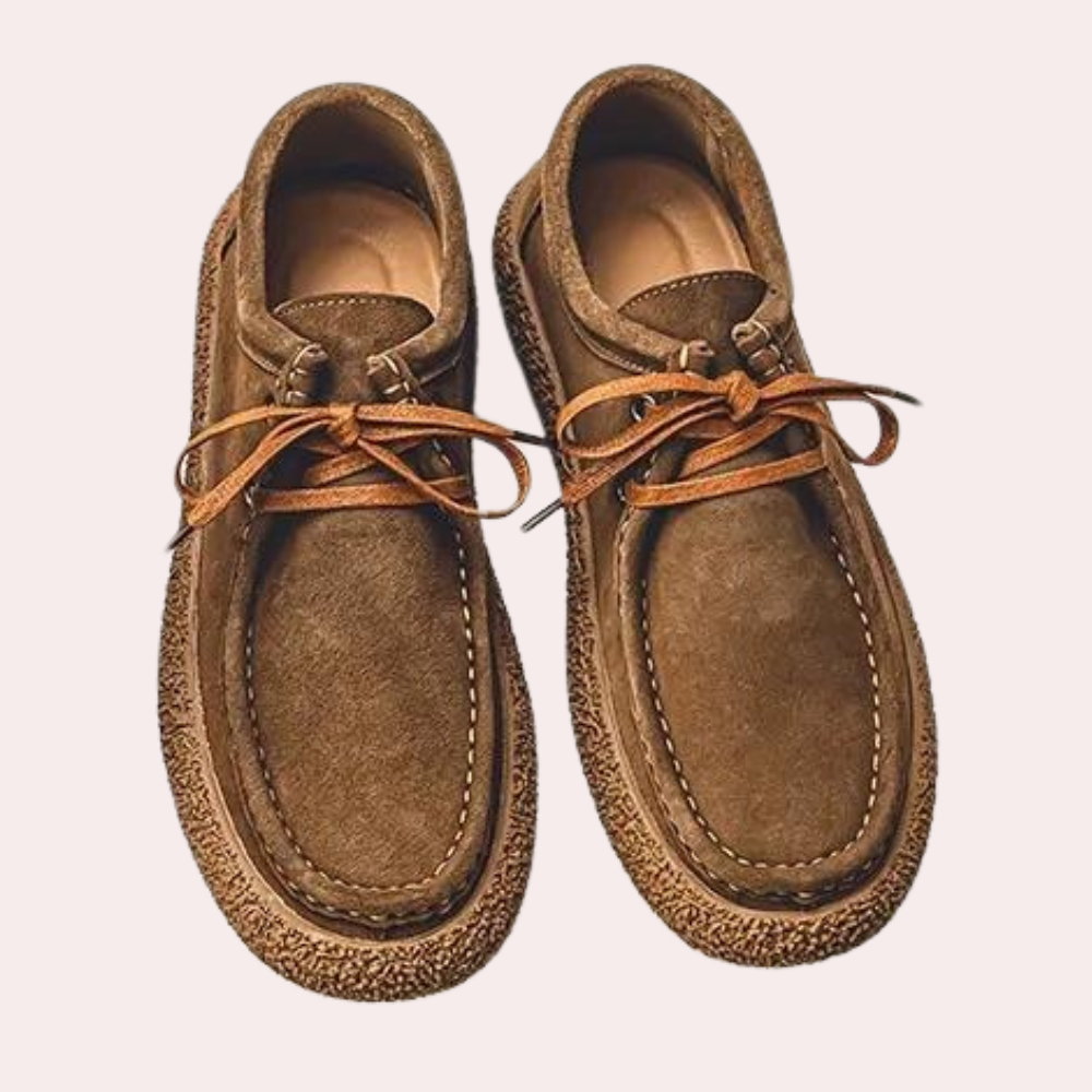 Men's Fleece Lined Moccasin Shoes