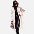 Women's Faux-Fleece Long Overcoat