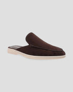 Men's Backless Moc Toe Loafers