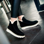 Women's Suede Faux Fur Boots