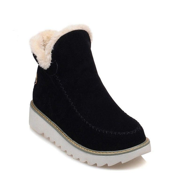 Women's Suede Faux Fur Boots