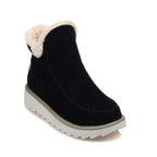 Women's Suede Faux Fur Boots