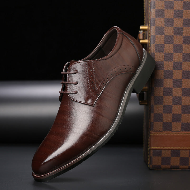 Men's Polished Brogue Shoes
