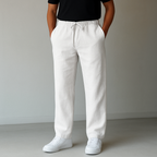 Men's Drawstring Wide Leg Trousers