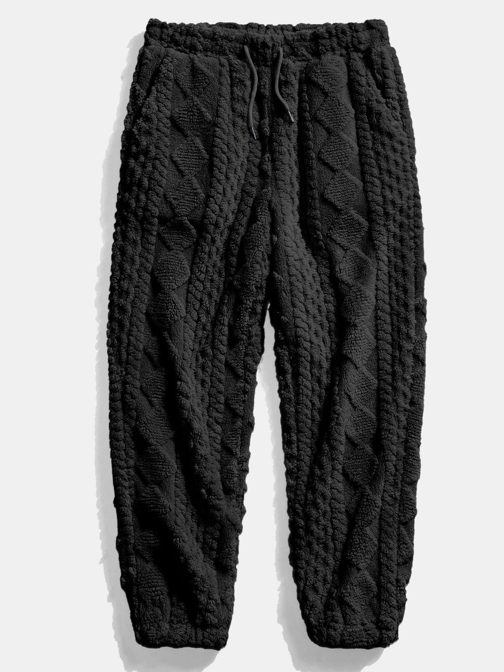 Men's Teddy Textured Relaxed Tracksuit