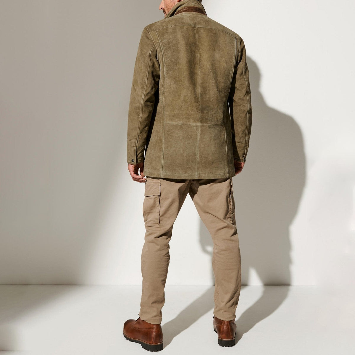 Men's Tailored Suede Jacket