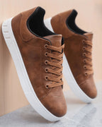 Men's Classic Low-Top Leather Trainers