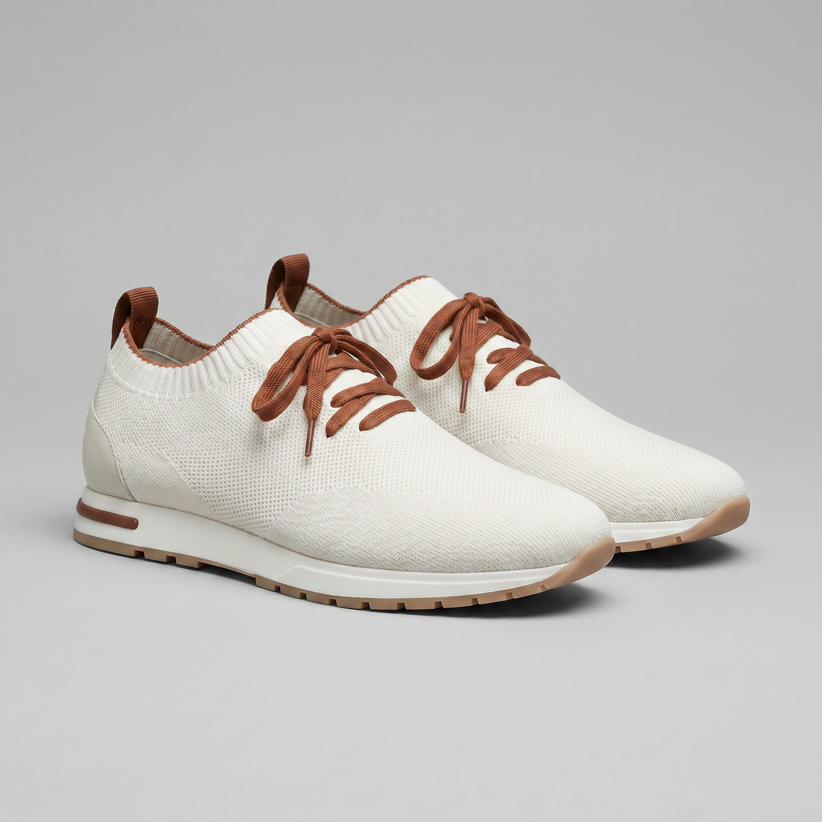 Men's Knitted Upper Trainers