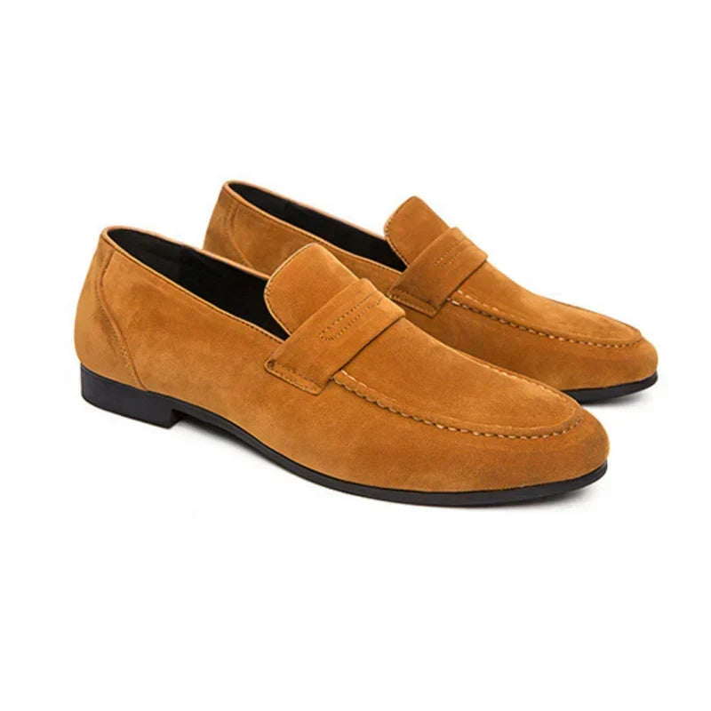 Men's Smart Suede Penny Loafers