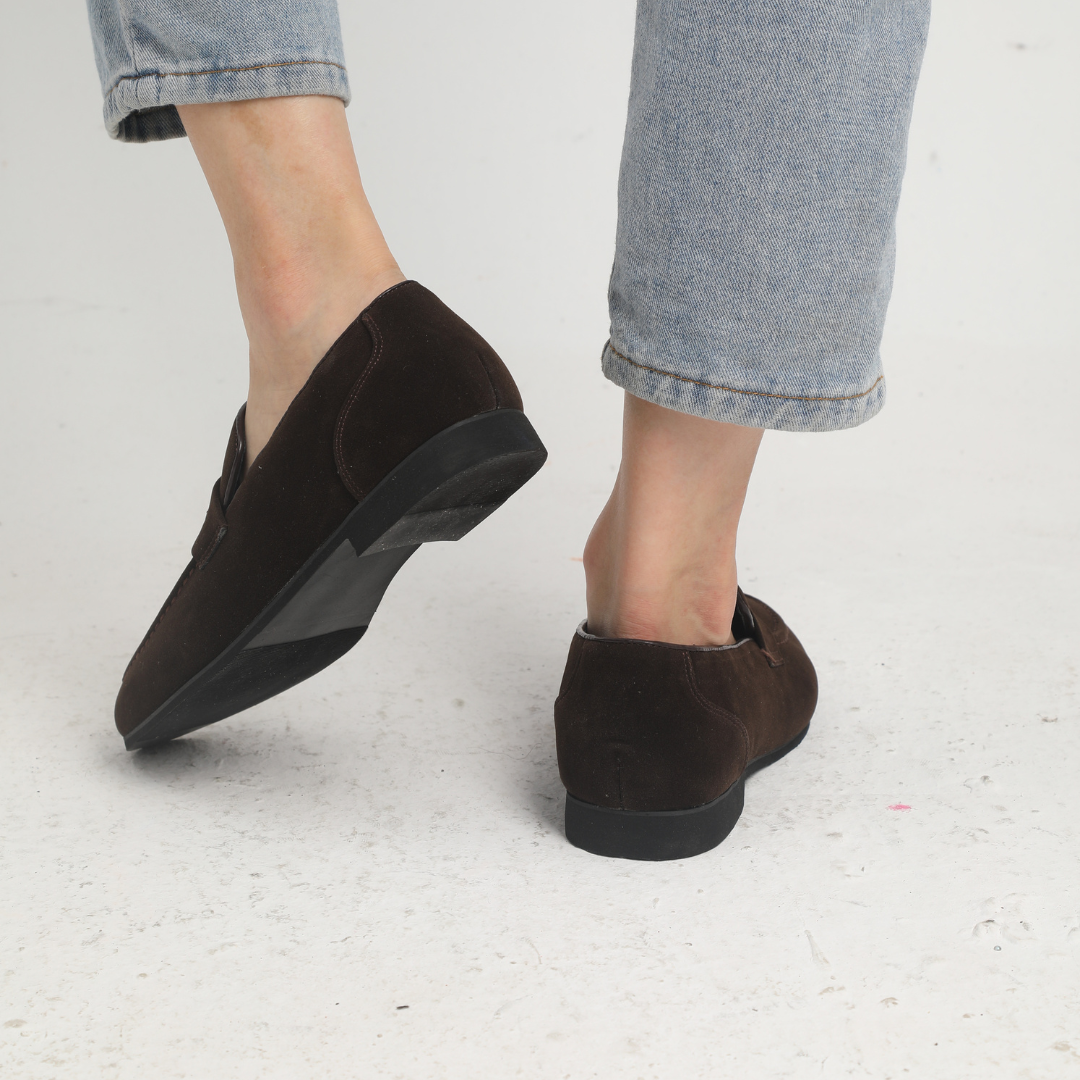Men's Smart Suede Penny Loafers