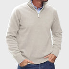Men's Refined Knit Quarter Zip Jumper