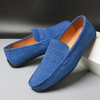 Men's Refined Suede Penny Loafers