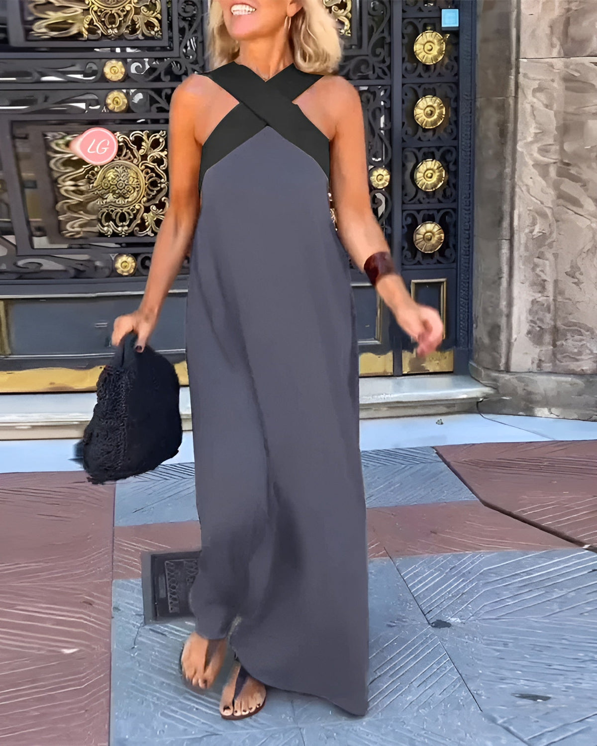 Women's Maxi Halter Dress