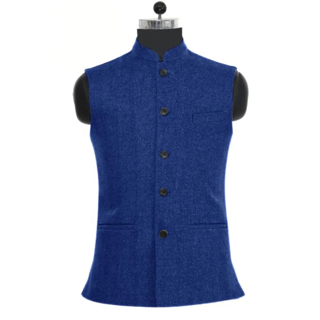 Men's Stand Collar Waistcoat