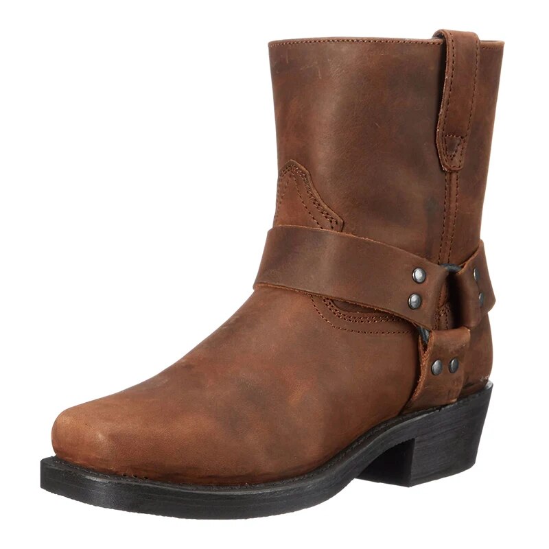 Men's Durable Western Leather Boots