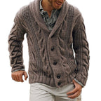 Men's Wool Button-Up Cardigan