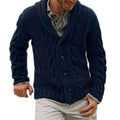 Men's Wool Button-Up Cardigan