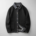 Men's Collared Button Front Cardigan