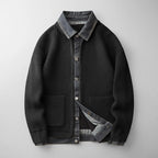Men's Collared Button Front Cardigan