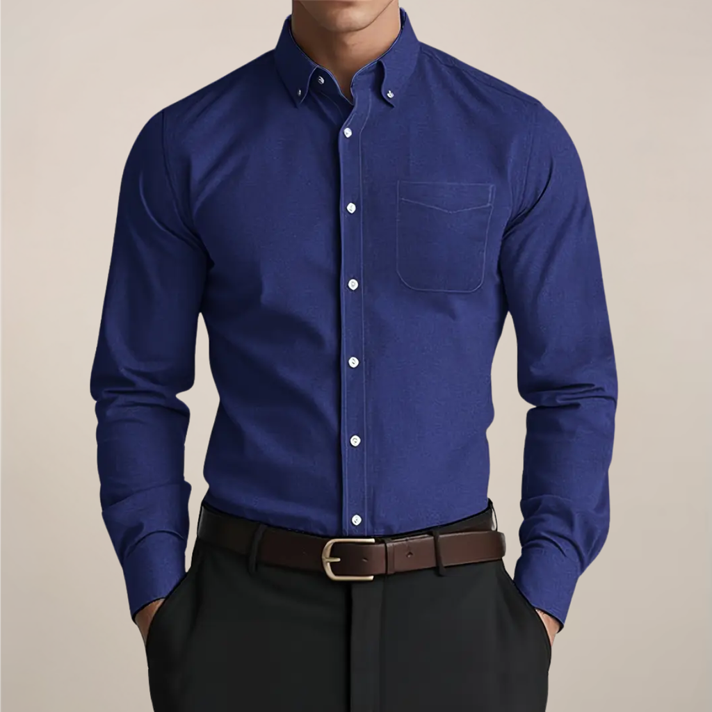 Men's Slim Fit Button-Down Shirt