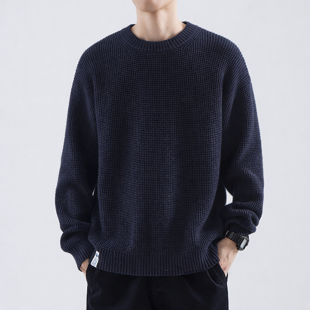 Men's Easy Fit Crew Neck Jumper