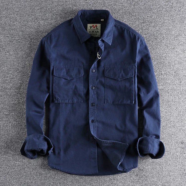 Men's Double Pocket Utility Overshirt