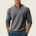 Men's Textured Quarter Zip Jumper