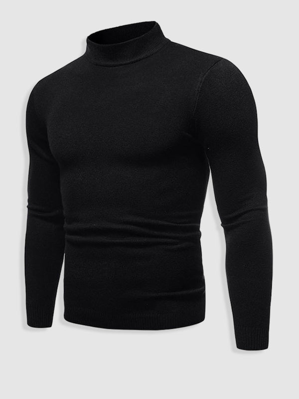 Men's Slim Fit Roll Neck Jumper