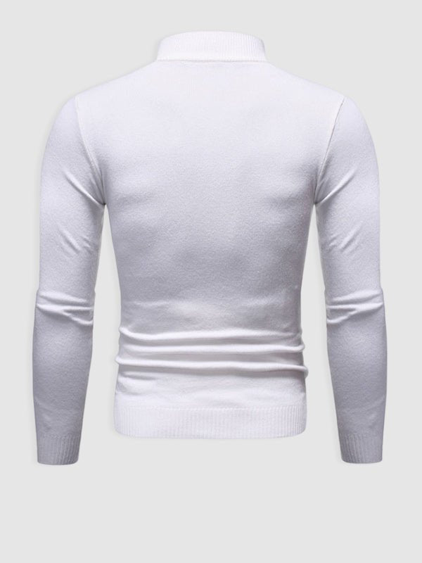 Men's Slim Fit Roll Neck Jumper