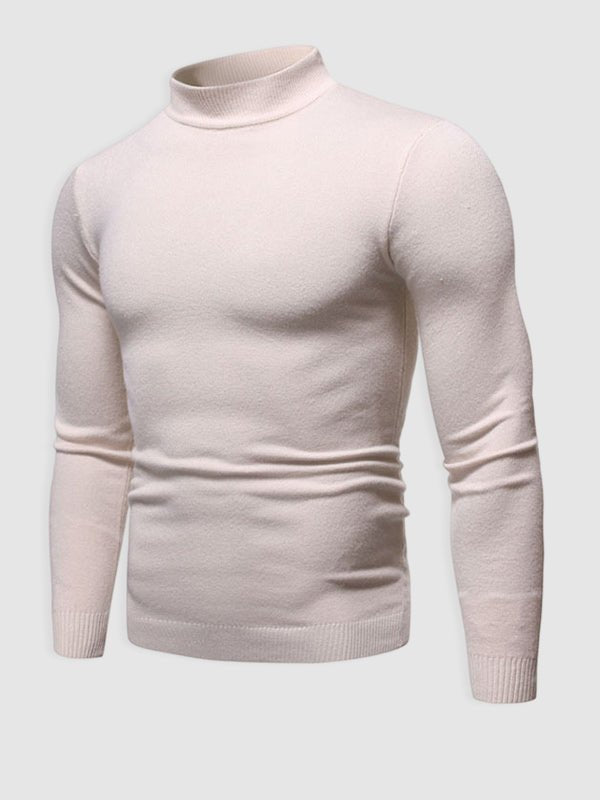 Men's Slim Fit Roll Neck Jumper