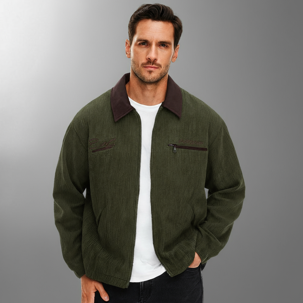 Men's Smart Casual Lightweight Zip Jacket
