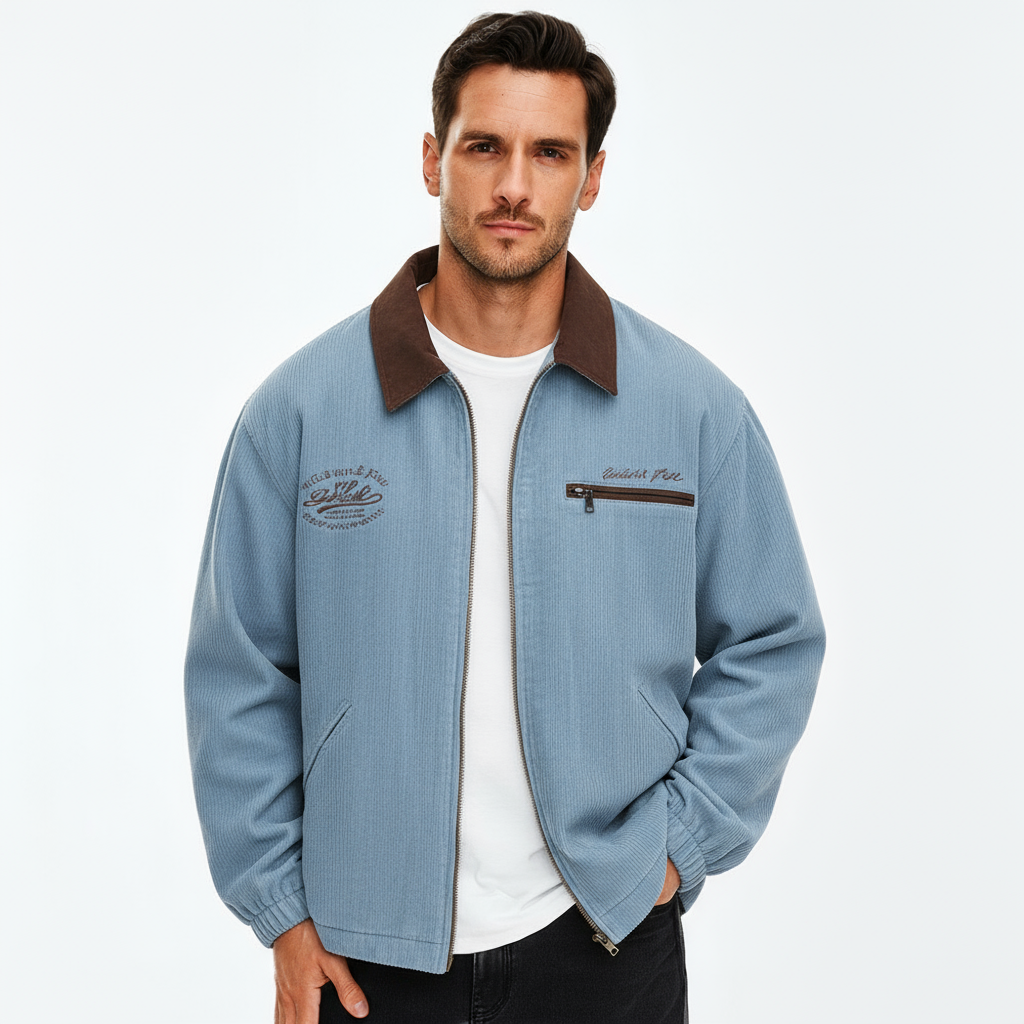Men's Smart Casual Lightweight Zip Jacket