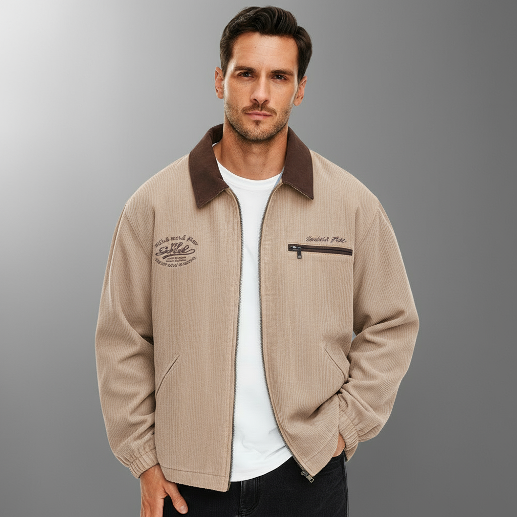 Men's Smart Casual Lightweight Zip Jacket