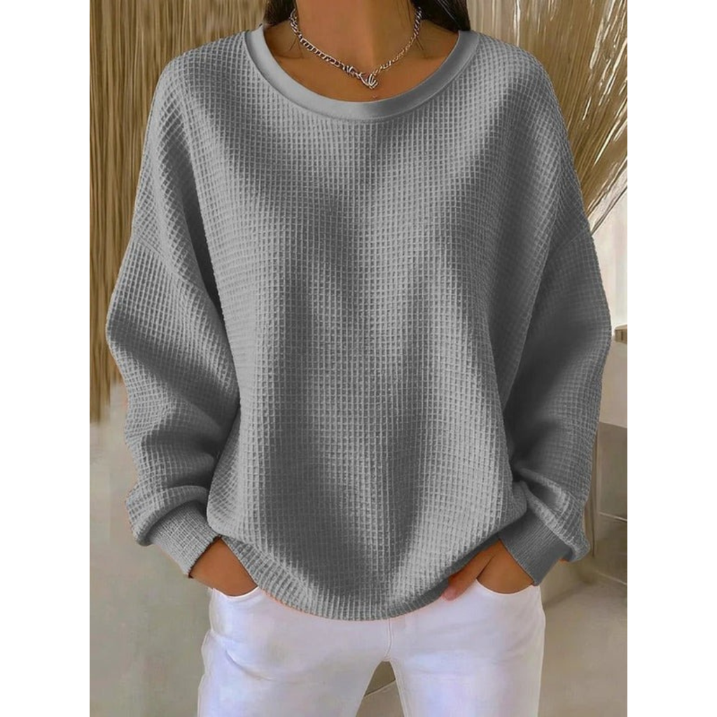 Women's Textured Dropped-Shoulder Jumper