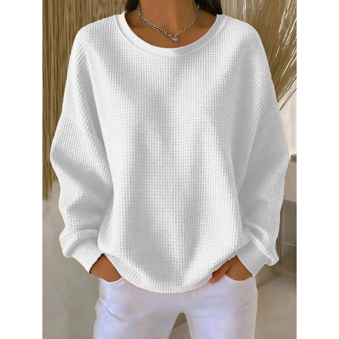 Women's Textured Dropped-Shoulder Jumper