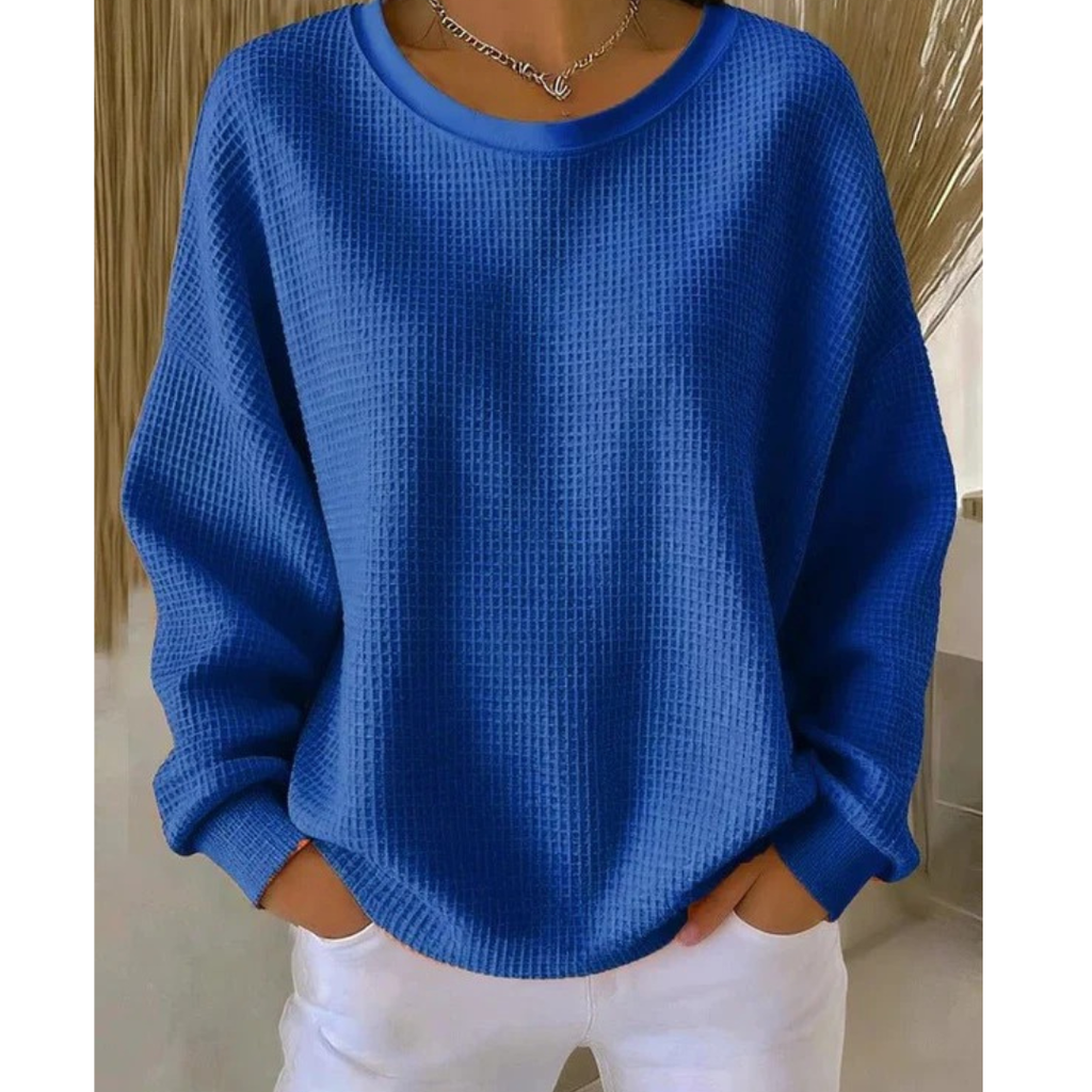 Women's Textured Dropped-Shoulder Jumper