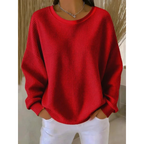 Women's Textured Dropped-Shoulder Jumper