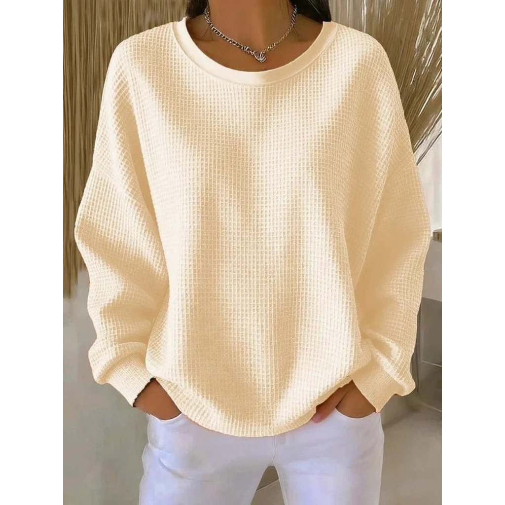 Women's Textured Dropped-Shoulder Jumper
