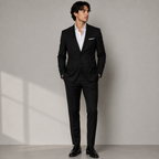 Men's Tailored Two-Piece Business Suit