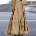 Women's Pleated Maxi Skirt