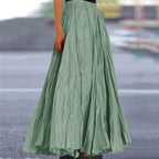 Women's Pleated Maxi Skirt