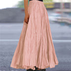 Women's Pleated Maxi Skirt
