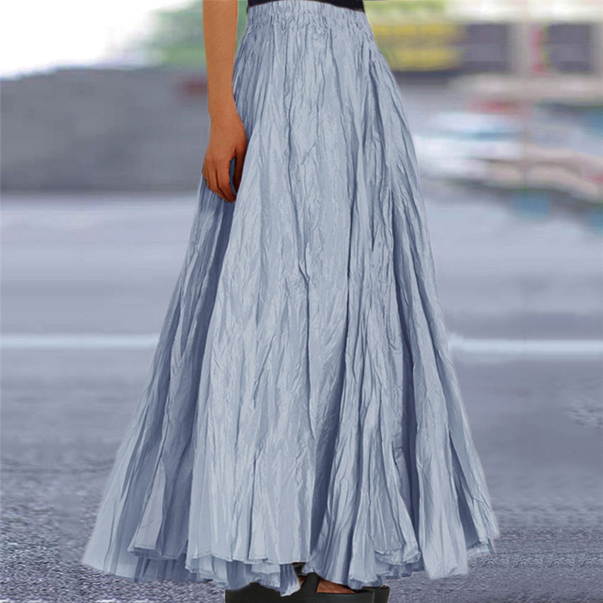 Women's Pleated Maxi Skirt
