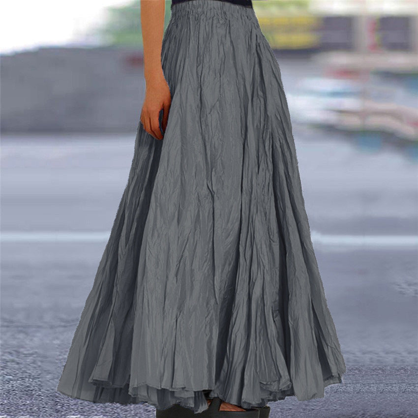 Women's Pleated Maxi Skirt
