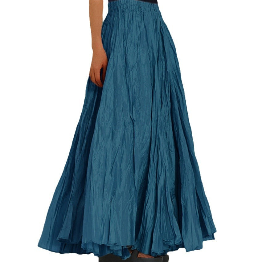 Women's Pleated Maxi Skirt