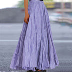 Women's Pleated Maxi Skirt