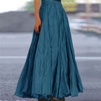 Women's Pleated Maxi Skirt